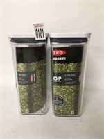 2 PCS OXO POP CONTAINERS