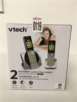 VTECH 2 HANDSET CORDLESS PHONE SYSTEM'