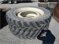 (2)Goodyear 14.9R46 Mounted Tires