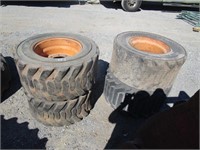 (4) Case Mounted Tires