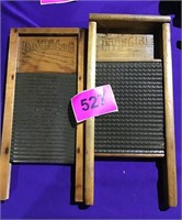 2 Vintage Washboards