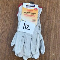 2 Pair Of Small Leather Gloves By Genuine Joe