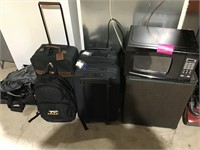 Rival Microwave Oven, Clothes Hamper, 6pc Luggage