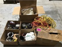 7 Boxes-Cords, Nails & Hardware