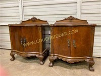 Pair French Provincial Style Nightstands