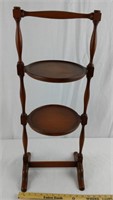 Unique Two-Tier Wooden Stand,