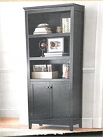 Threshold 5-shelf bookcase cabinet