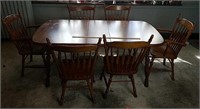 Cherry American Style Dining Room Table,