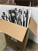 Large lot of 60 new shower curtain rods