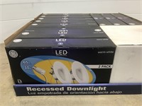 Case of new GE recessed LED lights