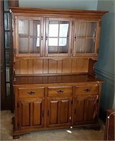 Cherry American Style Hutch, Removable Top.
