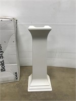 Kohler ceramic sink pedestal base in box, 28 in