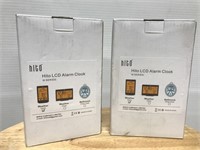 Two new Hito LCD alarm clocks