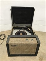 Old 1940’s Webcor portable turntable