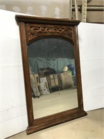 Large 4 ft wood mirror
