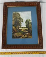 1 Framed Picture, Outdoor Scene, 23 1/2 x 19 1/2.