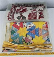 1 Handmade Multicolor Quilt, We Care Christmas