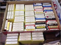 Box of 8 Track Tapes