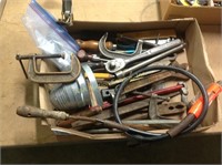 Flat w/ Misc. Tools inc. Clamps, Wrenches,