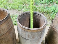 3- wooden Barrels