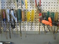 Lot Screwdrivers, Pliers, End Wrenches,