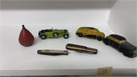 Vintage toys and knifes