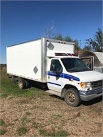 2002 Ford Econoline E450, 7.3 Diesel Cube Van,