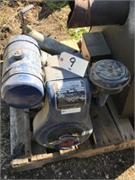 Irrigation pump and motor