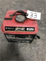 950 watt generator. Needs a tune up