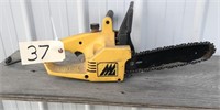 Electric chain saw. McCulloch. 10”.