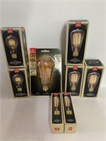 NIB Vintage Globes & LED 60w