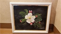 Floral Painting On Canvas