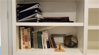 Group Of Books, Biders, Trinket Box & Others