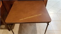Vintage 33" x 33" Folding Table