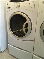 GE High Efficiency Washing Machine & Riser