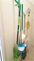 Cleaning Implements - Broom, Libman Dust Mop,