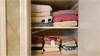 2) Shelves  Of Misc Towels