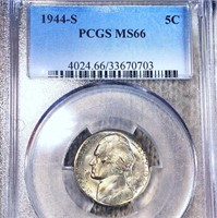 1944-S Jefferson Nickel PCGS - MS66