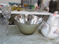 DECORATIVE BOWL & SMALL CONTAINER