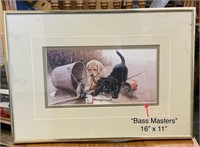 "Bass Masters" Framed Print