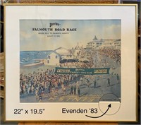 Falmouth Road Race Collector Print