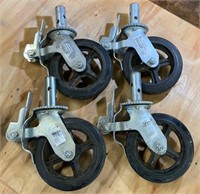 8" Wheel - 13" Total Height Set of Casters