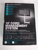 10' Cord Management System Wall Mount-New in Box