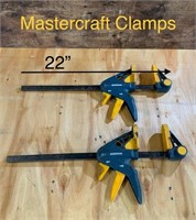 2 Quick Slide Clamps