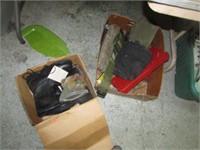 GROUP LOT-W/ TOOL BAGS, BOOTS,FISHING BAIT