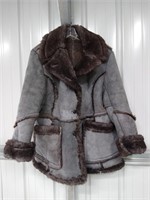 Excelled Genuine Shearling  Winter Coat--size 14