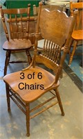 Solid Wood Pressback Chair