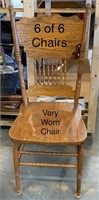 Solid Wood Pressback Chair