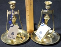 Valsan Brass Candleholders - 2pc.