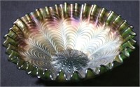 Carnival Glass Bowl - 8" round